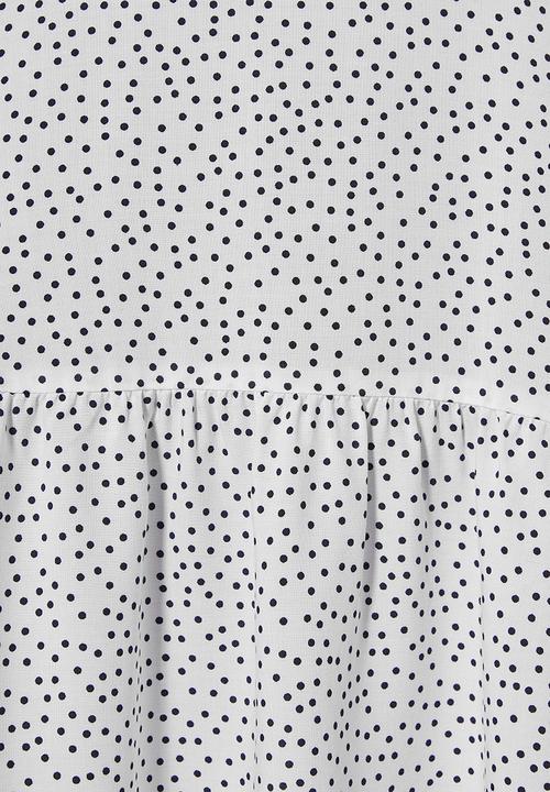 Superbalist - Dropped waist tier dress - white & black 