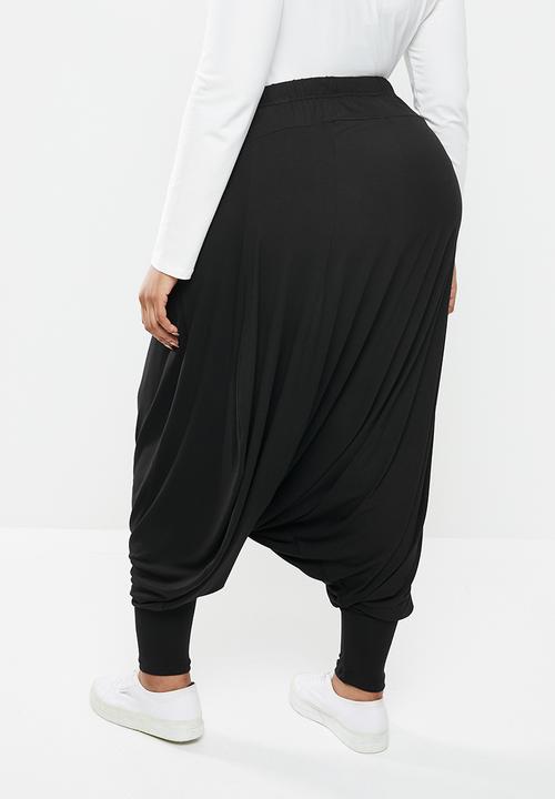 AMANDA LAIRD CHERRY - Plus harem pants - black