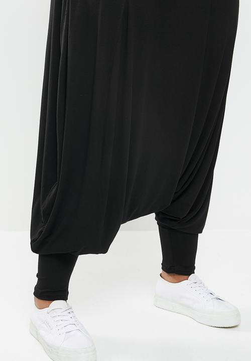 AMANDA LAIRD CHERRY - Plus harem pants - black