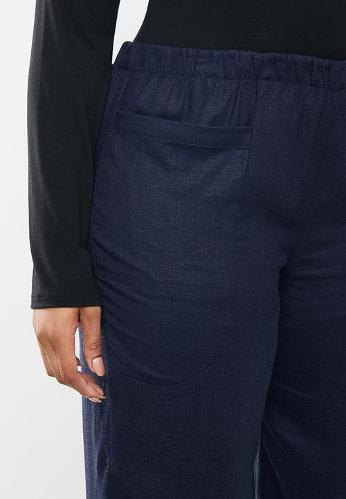 AMANDA LAIRD CHERRY - Plus caledon pants - navy