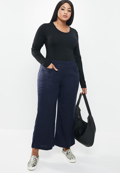 AMANDA LAIRD CHERRY - Plus caledon pants - navy