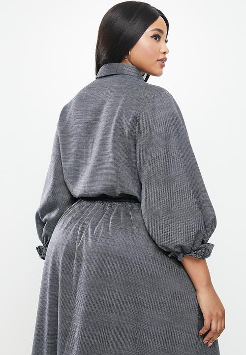 AMANDA LAIRD CHERRY - Plus hantams shirt - navy 