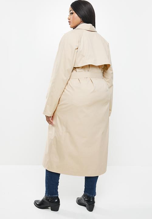 AMANDA LAIRD CHERRY - Plus sabie trench - stone 
