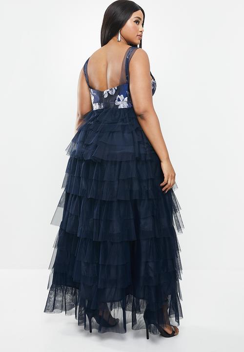 AMANDA LAIRD CHERRY - Plus elands dress - navy