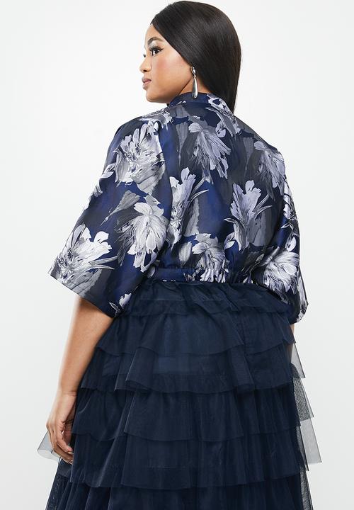 AMANDA LAIRD CHERRY - Plus zimbani bolero - navy