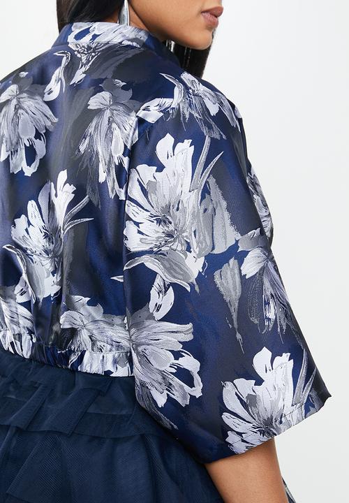 AMANDA LAIRD CHERRY - Plus zimbani bolero - navy