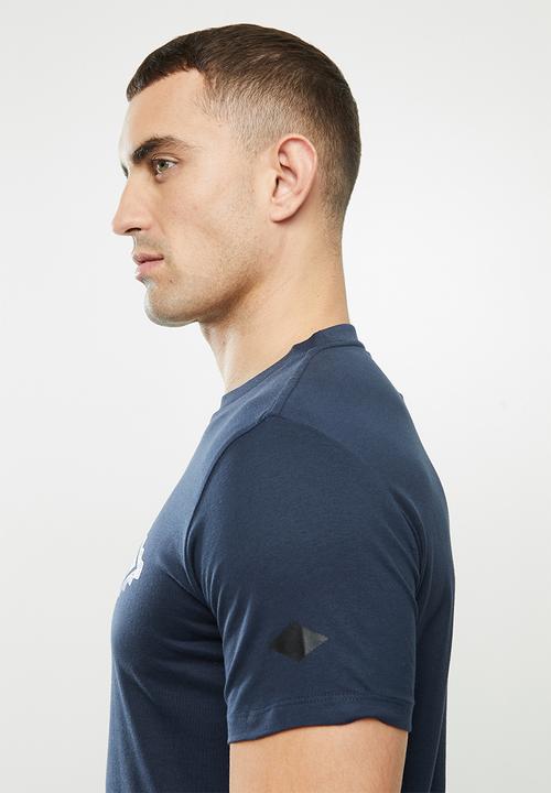 Replay - Replay organic cotton tri-angle print tee - navy