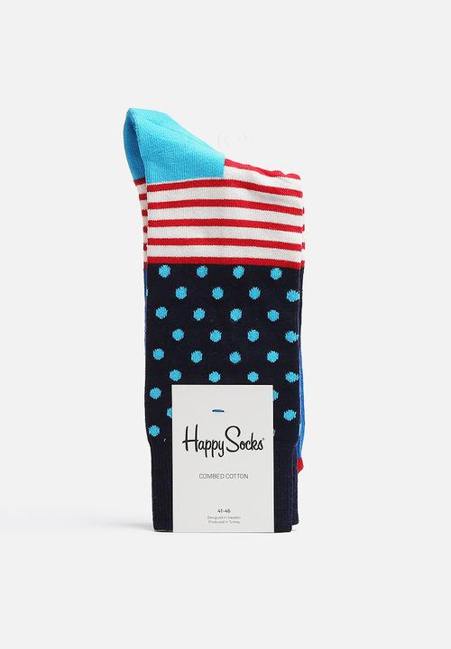 Happy Socks - Stripe Dot Socks 