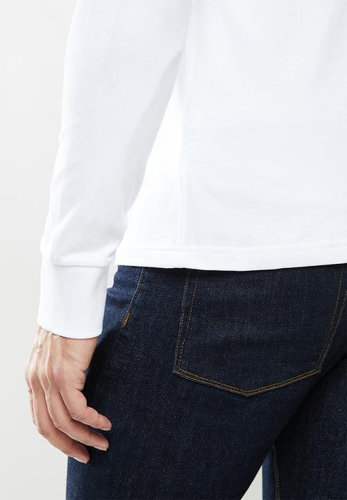 Replay - Replay long sleeve golfer - white