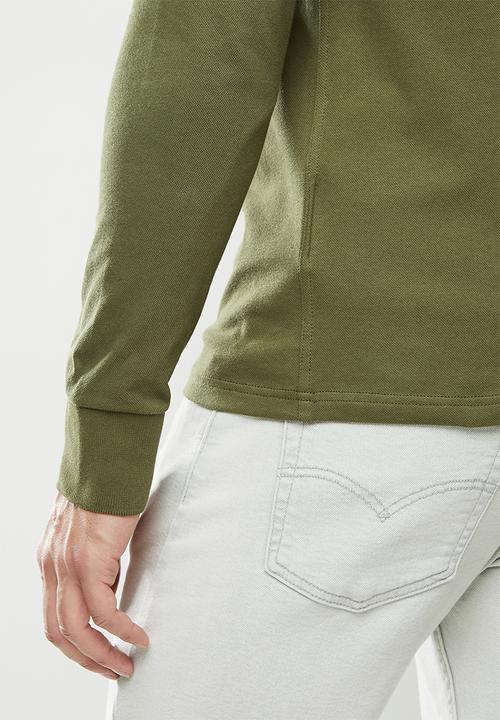 Replay - Replay long sleeve golfer - olive
