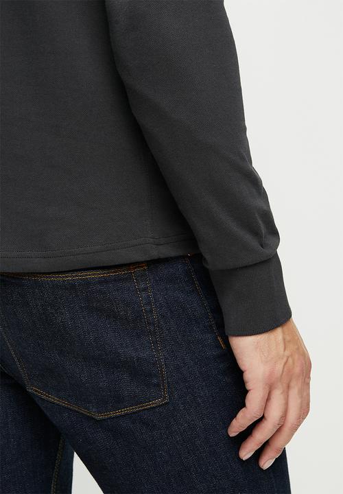 Replay - Replay long sleeve golfer - black
