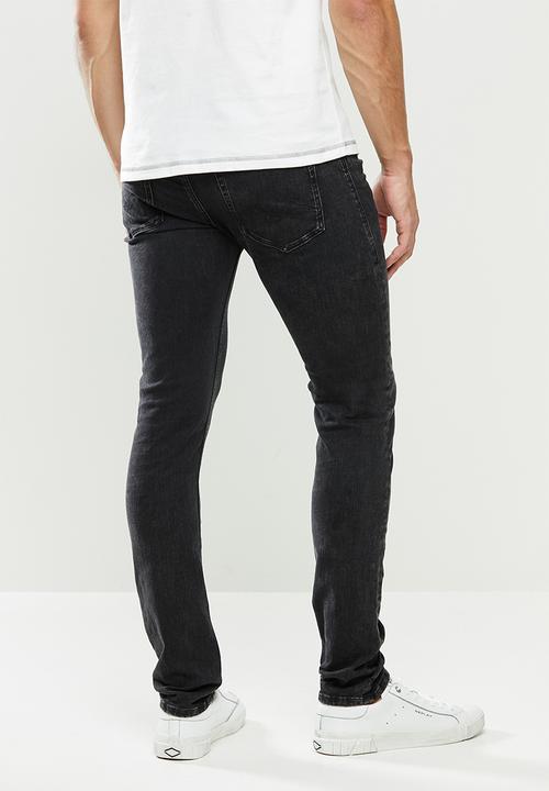 Replay - Replay skinny hyperflex jeans - black 