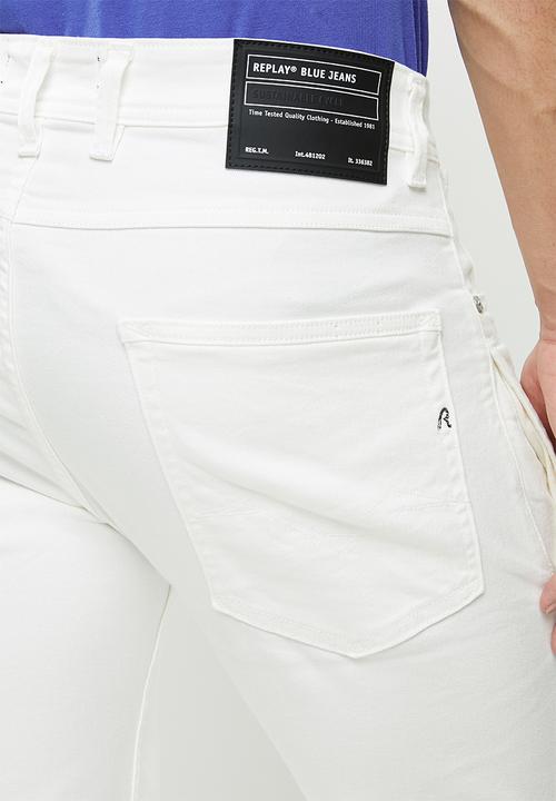 Replay - Replay slim - white
