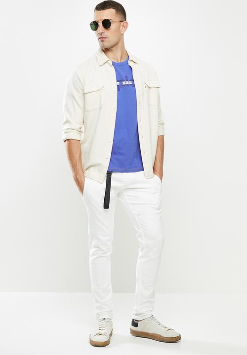 Replay - Replay slim - white