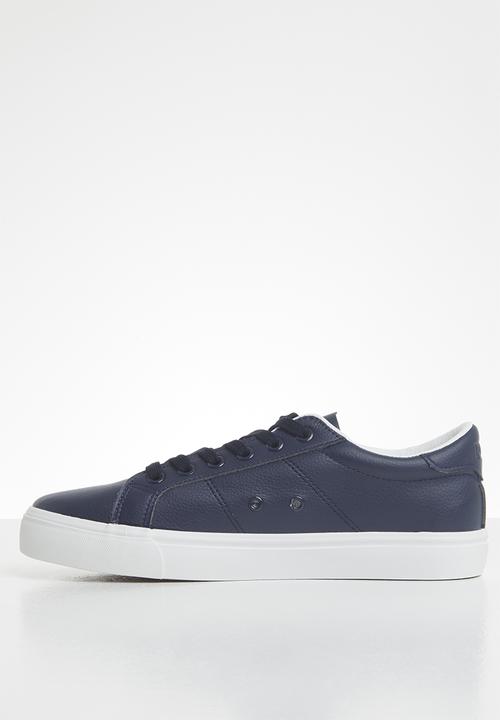 POLO - Chloe leather sneaker - navy