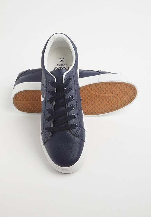 POLO - Chloe leather sneaker - navy