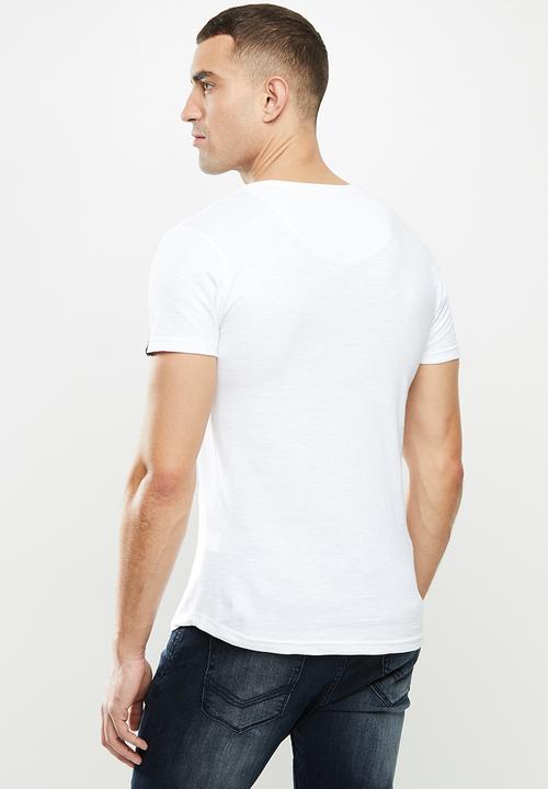 S.P.C.C - Cheshire scooped hem tee - white