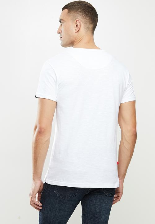S.P.C.C - Beam straight hem tee - white