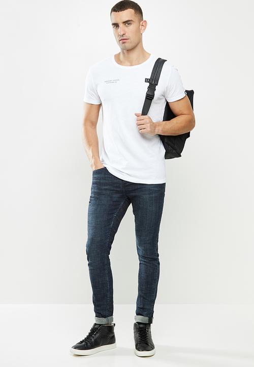 S.P.C.C - Beam straight hem tee - white