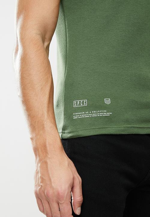 S.P.C.C - Dynamo straight hem tee - khaki