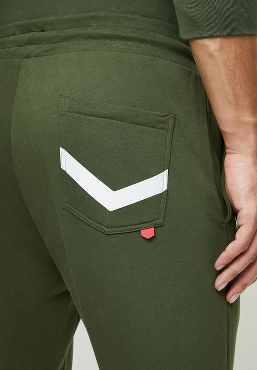 S.P.C.C - Charter elasticated track pants - khaki