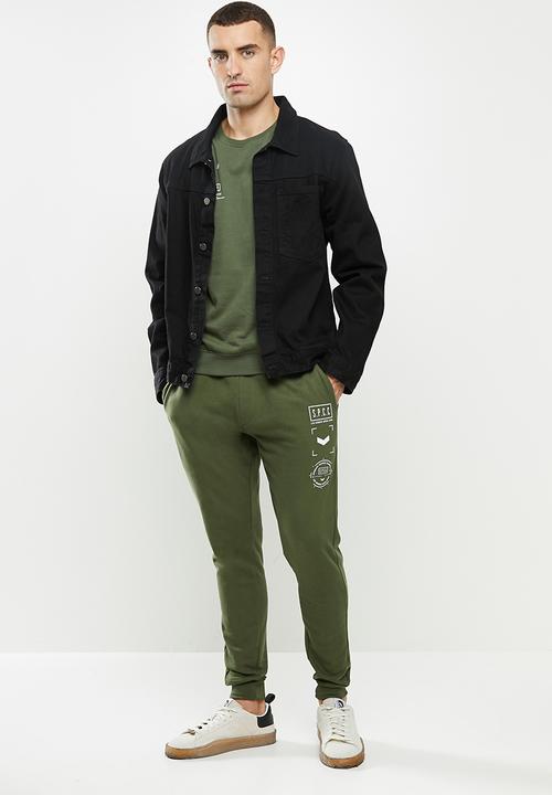 S.P.C.C - Charter elasticated track pants - khaki