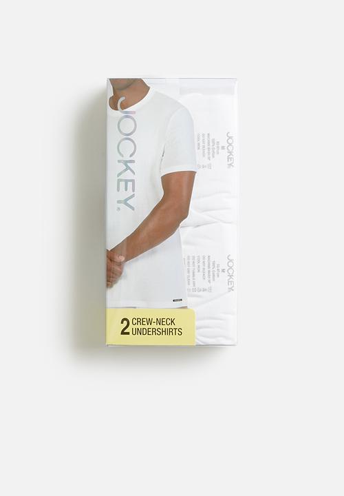 Jockey - 2-pack crew neck undershirt - white