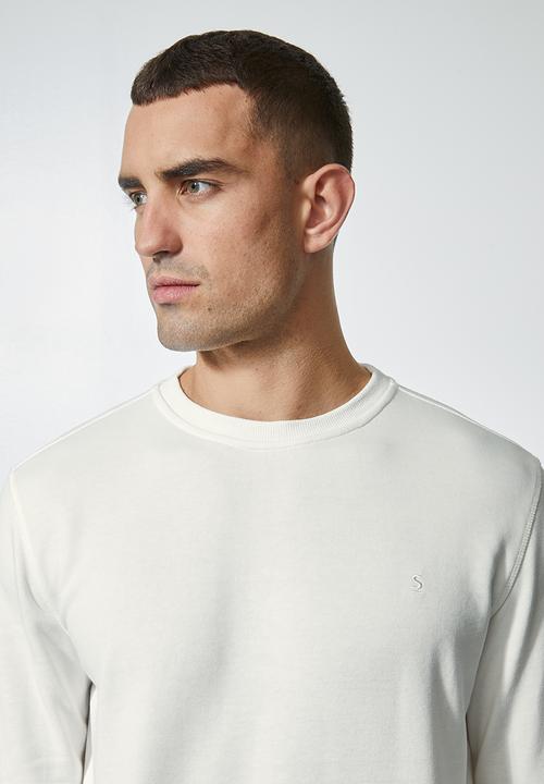 Superbalist - Brewer crew neck pullover - ecru