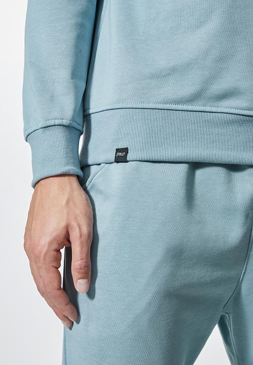 Superbalist - Brewer crew neck sweat - dusty blue