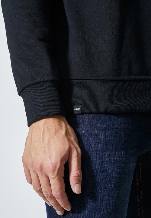 Superbalist - Brewer branded pullover crew neck sweat - navy