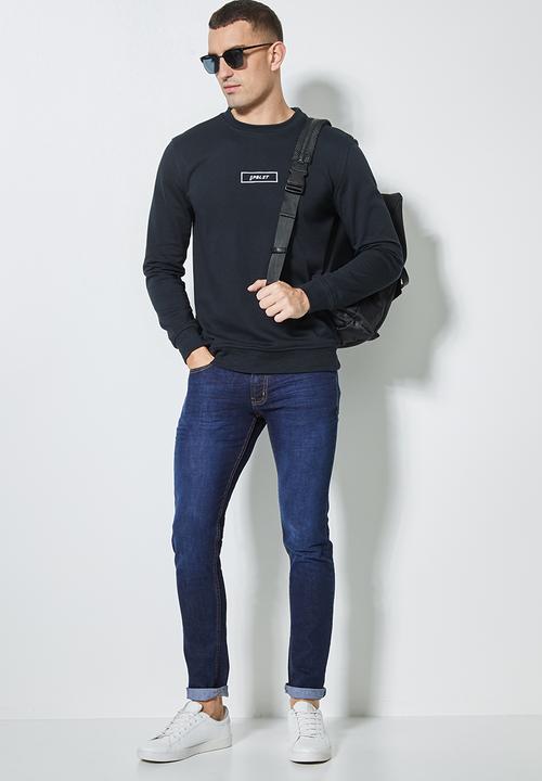 Superbalist - Seattle skinny jeans - dark blue