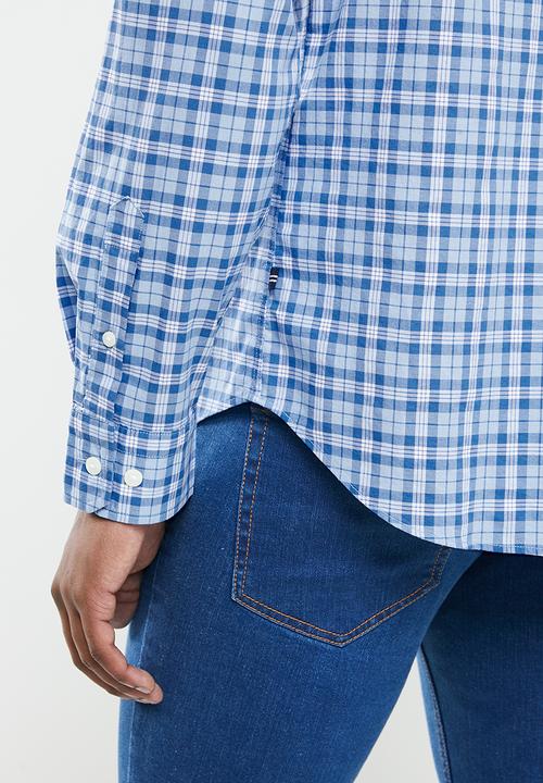 Nautica - Poplin plaid - light blue 