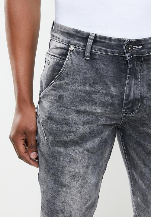 SOVIET - Bettinelli slim leg fashion denim - black