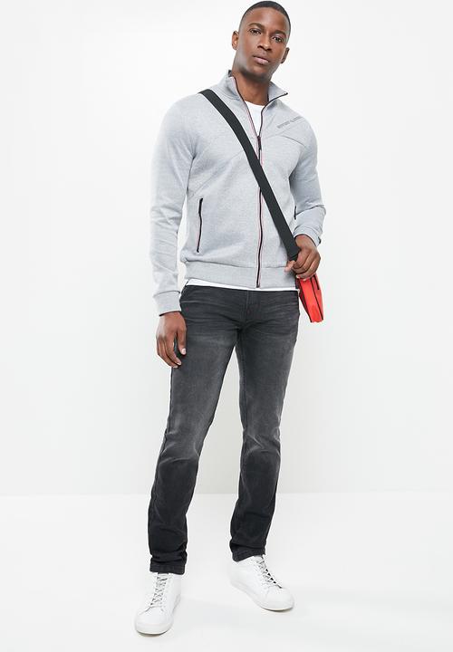 SOVIET - Declan slim leg fashion denim - black
