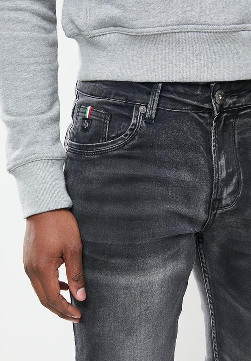 SOVIET - Sterling slim leg fashion denim - charcoal
