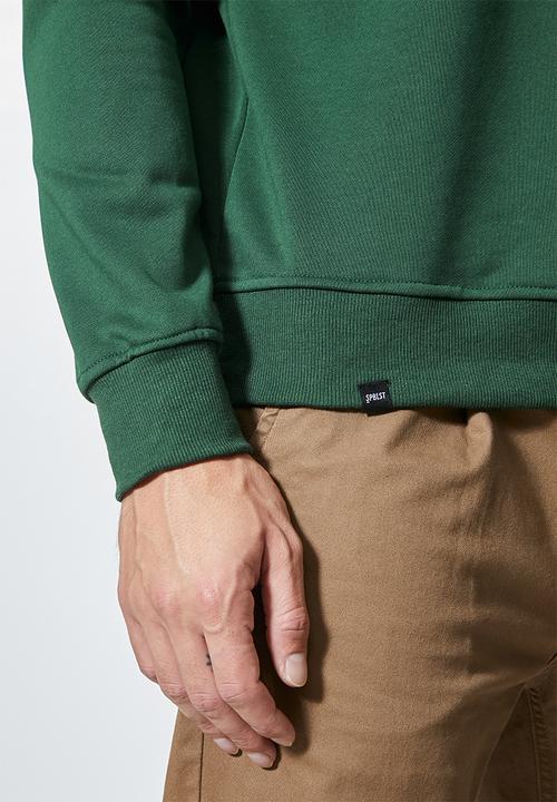 Superbalist - Brewer crew neck sweat - green