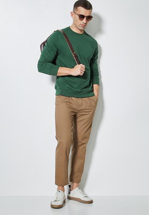 Superbalist - Brewer crew neck sweat - green