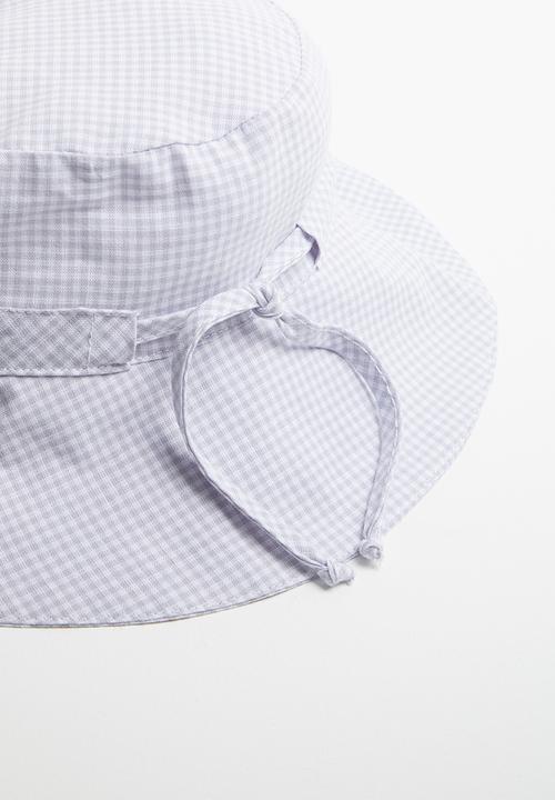 Freya Hats  - Kids bucket hat - grey & white 