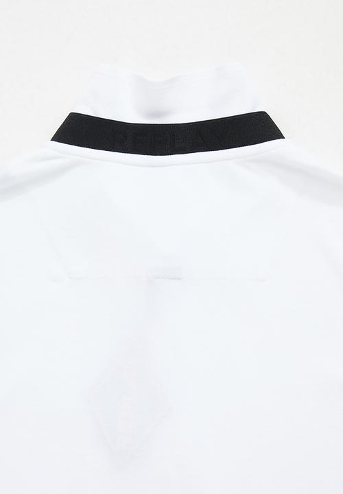 Replay - Replay long sleeve golfer - white
