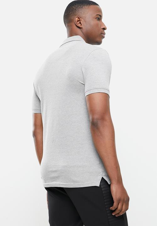 S.P.C.C - Camara side slit straight hem polo - grey 