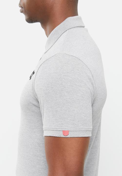 S.P.C.C - Camara side slit straight hem polo - grey 