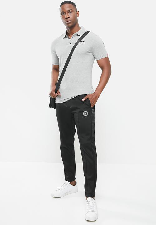 S.P.C.C - Delph elasticated track pants - black