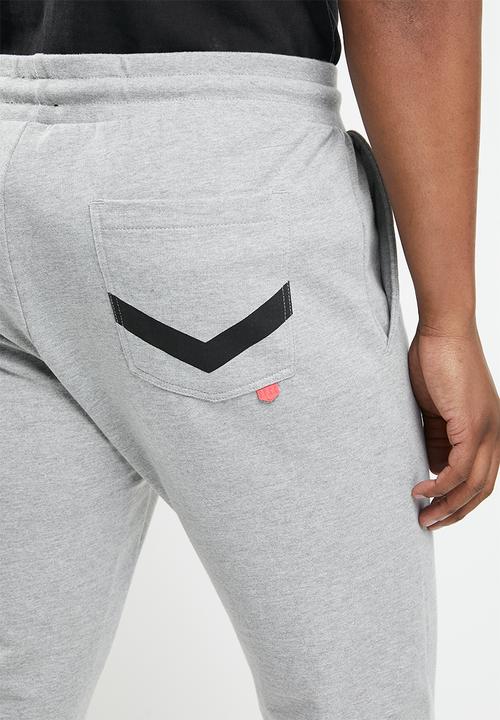 S.P.C.C - Charter elasticated track pants - grey