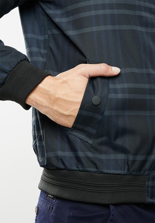 Brave Soul - Ellis check jacket - navy