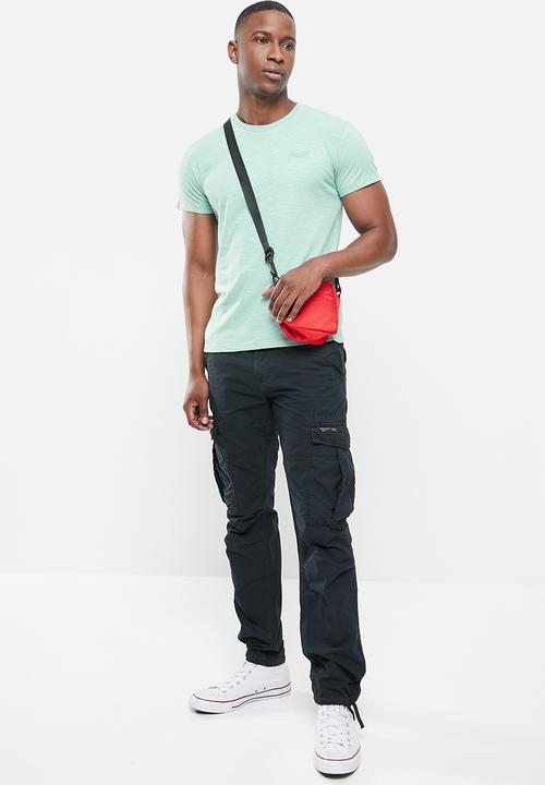 Superdry. - Ol vintage emb crew tee - mint