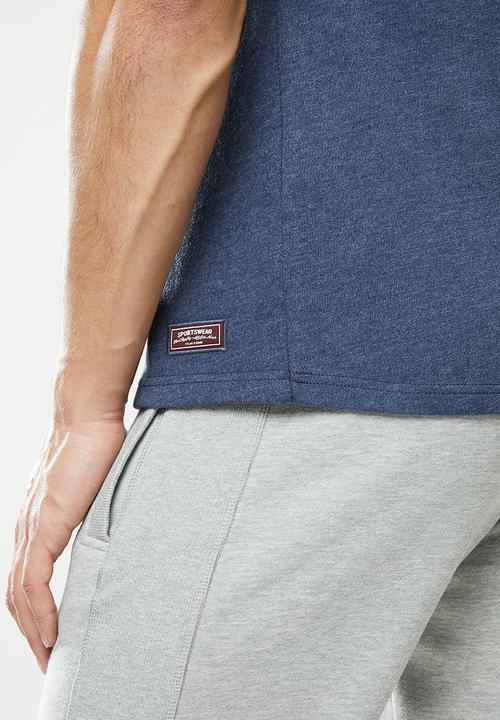 Superdry. - One colour tee - blue