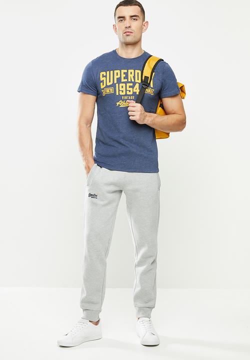 Superdry. - One colour tee - blue