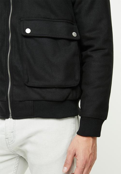 Brave Soul - Kershaw harrington jacket - black