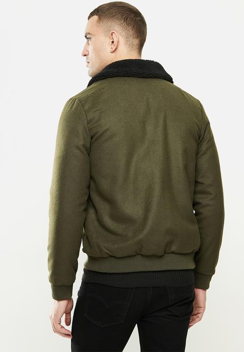 Brave Soul - Kershaw harrington jacket - olive 