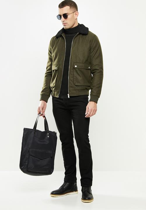 Brave Soul - Kershaw harrington jacket - olive 
